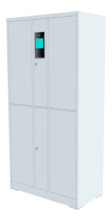 ตู้ล็อคเกอร์ สแกนใบหน้า 4 ช่อง รุ่น ELK-04104